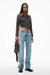 alexander wang classic light indigo ez slouch carpenter jeans