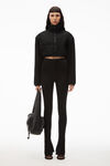 alexander wang black ryan puff large bag in lambskin leather