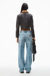 alexander wang classic light indigo ez slouch carpenter jeans