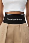 alexander wang chino safari short in cotton tailoring