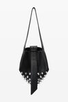 alexander wang black rex medium hobo bag in lambskin leather