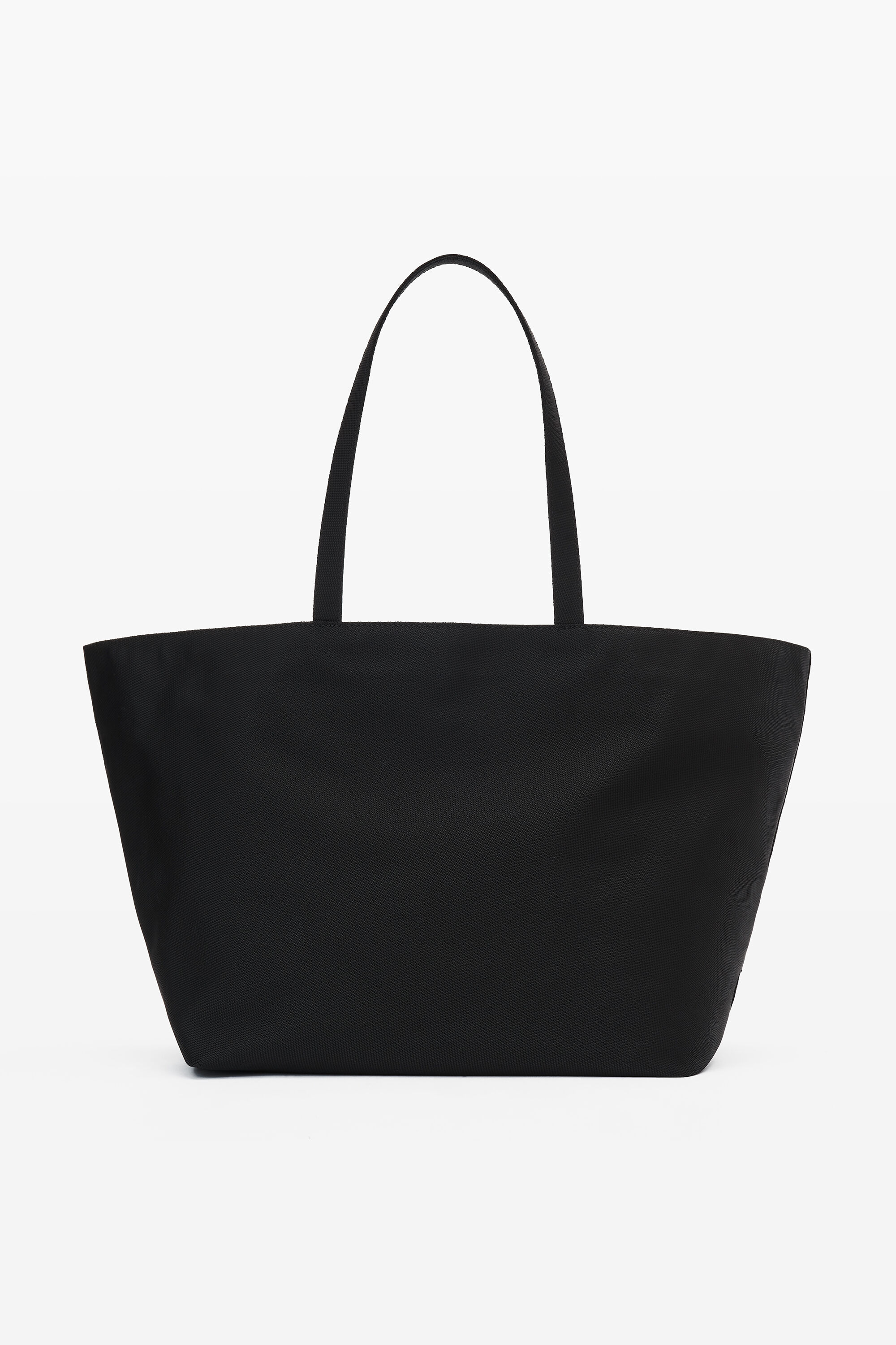 Punch Tote Bag in Nylon Canvas in BLACK | single main 