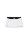 Logo Cheerleader Mini Skirt in pique