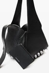 alexander wang black rex medium hobo bag in lambskin leather