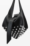 alexander wang black rex medium hobo bag in lambskin leather