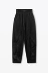 wide leg pant in satin jersey