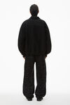 alexander wang washed pepper crocodile jacquard velour track pants