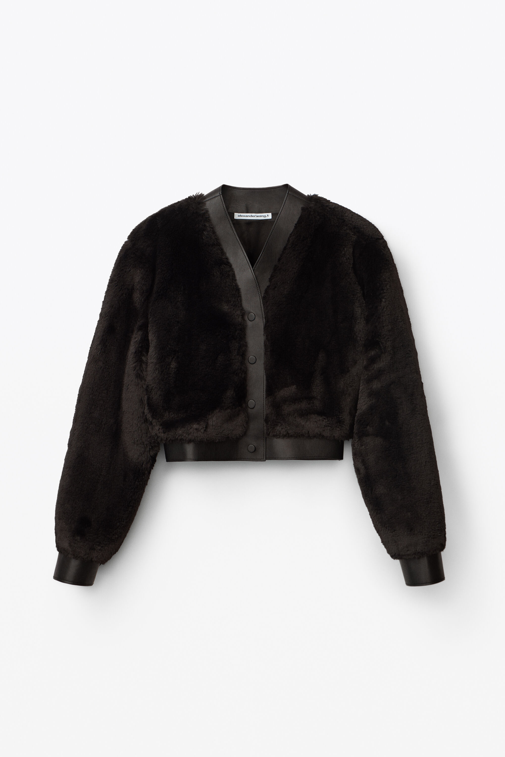 alexander wang faux fur jacket