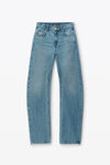 Curved Mid Rise Jeans