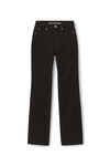 alexander wang washed black fly high-rise stacked jeans