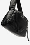 alexander wang black ryan puff large bag in lambskin leather